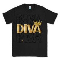 Black diva Classic Tee - MaliasSmallBusiness