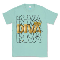 Seafoam diva Classic Tee - MaliasSmallBusiness