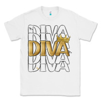 White diva Classic Tee - MaliasSmallBusiness