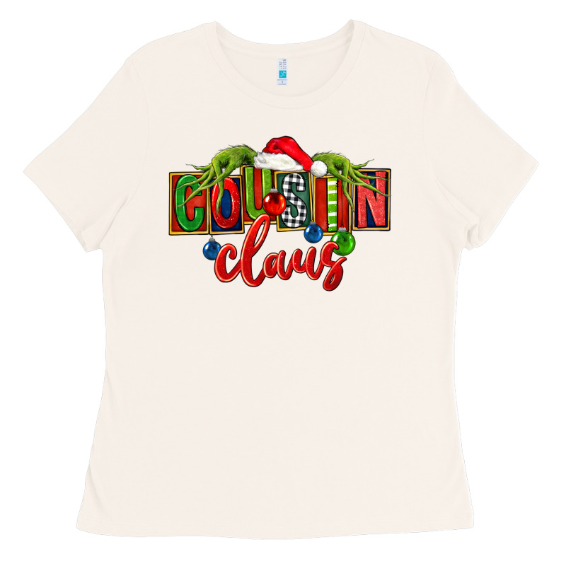 Cousin Claus Christmas Ladies Tee by FaDigitalArtStudio | Teevron
