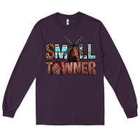 Plum small towner Long Sleeve Tee - NancyCooperArtShop