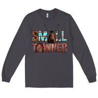Smoke small towner Long Sleeve Tee - NancyCooperArtShop