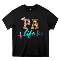 Black western nurse pa  life Heavy Core Tee - BarkalooDesign