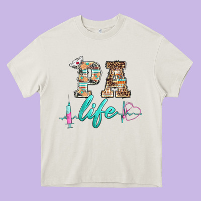 Western Nurse Pa  Life Heavy Core Tee Designed By Barkaloodesign