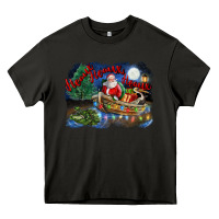 Asphalt heaux heaux heaux christmas louisiana swamp Heavy Core Tee - FaDigitalArtStudio