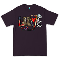 Plum america nurse Premium Tee - CowhideDigitalArt