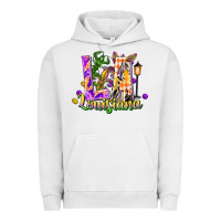 Pigment Lunar Rock Louisiana LA Mardi Gras Urban Hoodie - FaDigitalArtStudio