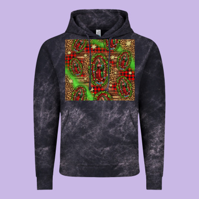 Our Lady Of Guadalupe Christmas Vintage Hoodie Designed By Jasminsmagicworld