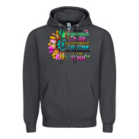Smoke they whispered to her you can't withstand the stor Zipper Hoodie - Artiststas