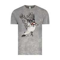 Cloud Rock Flying Downy Woodpecker Vintage Tee - LillyAllenDesigns