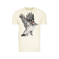 Vintage Arctic Flying Downy Woodpecker Vintage Tee - LillyAllenDesigns