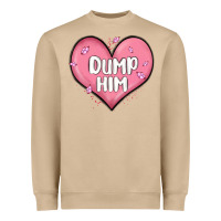 Mushroom dump him valentines day Heavyweight Sweatshirt - MaliasSmallBusiness