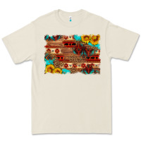 Bone aztec and leopard background Premium Tee - HRA Design Shop