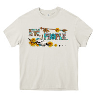 Cream ew people with cross Heavy Core Tee - HRA Design Shop