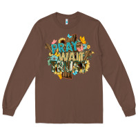 Chestnut pray wait trust crosses christian Long Sleeve Tee - NancyCooperArtShop