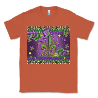 Copper mardi gras fleur de lis Classic Tee - MaliasSmallBusiness