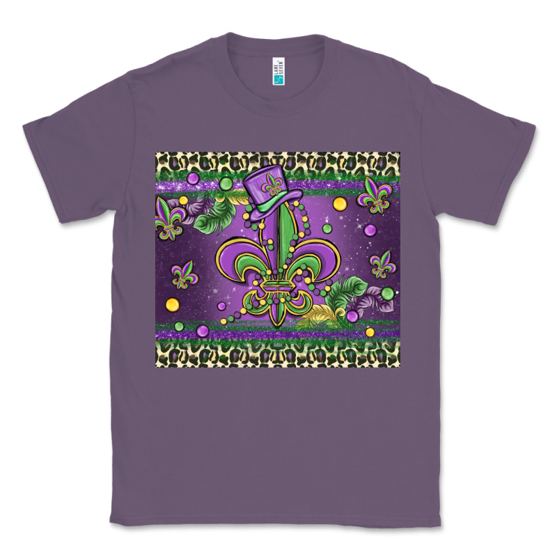 Mardi Gras Fleur De Lis Classic Tee by MaliasSmallBusiness | Teevron