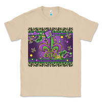 Mushroom mardi gras fleur de lis Classic Tee - MaliasSmallBusiness