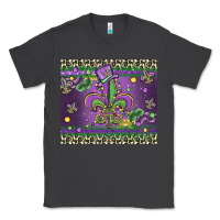 Smoke mardi gras fleur de lis Classic Tee - MaliasSmallBusiness