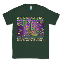 Sports Green mardi gras fleur de lis Classic Tee - MaliasSmallBusiness