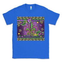 True Royal mardi gras fleur de lis Classic Tee - MaliasSmallBusiness
