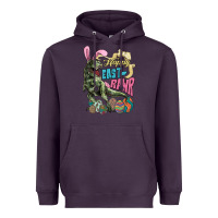 Happy Easter Day T-rex Heavyweight Hoodie | Teevron