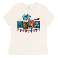 Bone All American Mama 4th of July Ladies Tee - CowGirlArtShop