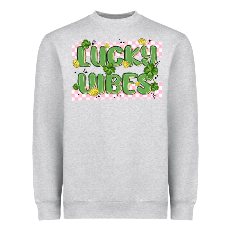 Lucky Vibes Heavyweight Sweatshirt by MaliasSmallBusiness | Teevron