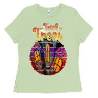 Matcha trick treat black Ladies Tee - JahusDesignShop