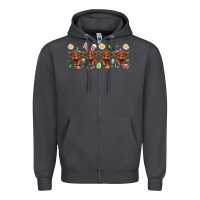 Smoke easter day baby heifers Zipper Hoodie - Artiststas