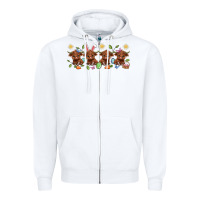 White easter day baby heifers Zipper Hoodie - Artiststas