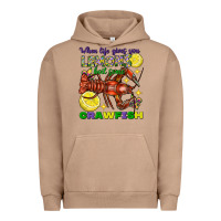 Pigment Burro when life gives you lemons boil some crawfish mard Urban Hoodie - FaDigitalArtStudio