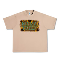 Burro Sunflower Leopard Mama Tried Urban Heavy Tee - Jasminsmagicworld