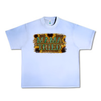 Grape Ice Sunflower Leopard Mama Tried Urban Heavy Tee - Jasminsmagicworld