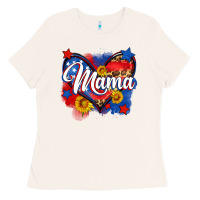 Bone American mama heart Ladies Tee - Neo Western