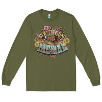 Army Green southern memal western flowers Long Sleeve Tee - NancyCooperArtShop