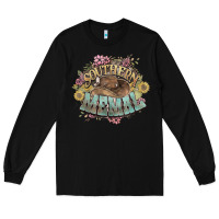 Black southern memal western flowers Long Sleeve Tee - NancyCooperArtShop