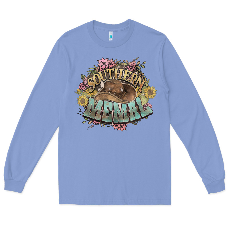 Southern Memal Western Flowers Long Sleeve Tee by NancyCooperArtShop | Teevron
