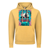 Vintage Mustard just a girl who loves pandas Vintage Hoodie - LillyAllenDesigns