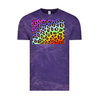 Cloud Purple leopard background rainbow 3200x2400 Vintage Tee - AdoDesignShop