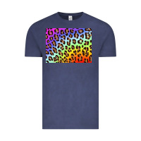 Vintage Denim leopard background rainbow 3200x2400 Vintage Tee - AdoDesignShop