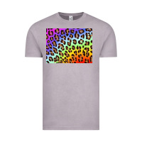 Vintage Zinc leopard background rainbow 3200x2400 Vintage Tee - AdoDesignShop