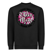 Black cheer mom Heavyweight Sweatshirt - MaliasSmallBusiness