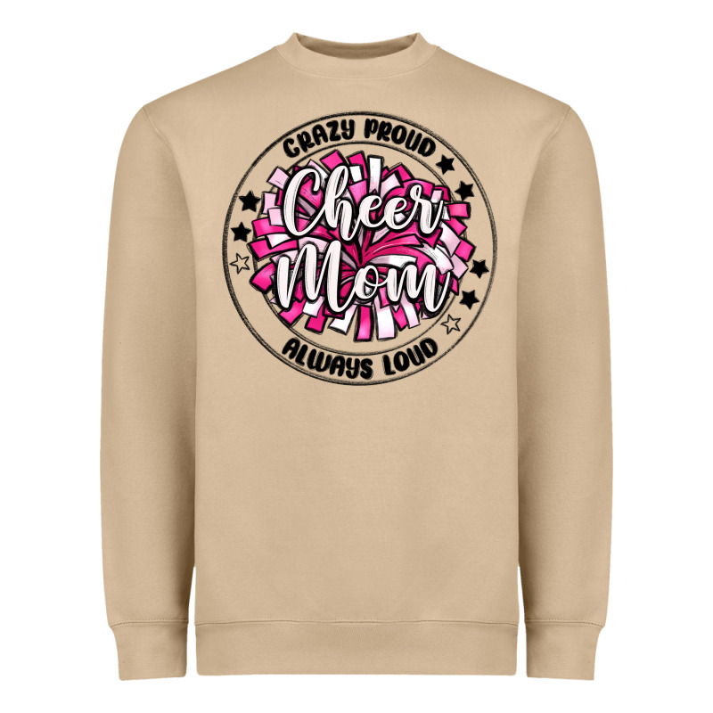 Cheer Mom Heavyweight Sweatshirt by MaliasSmallBusiness | Teevron