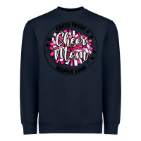 Navy cheer mom Heavyweight Sweatshirt - MaliasSmallBusiness