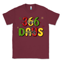 Burgundy 366 days black history Classic Tee - MaliasSmallBusiness