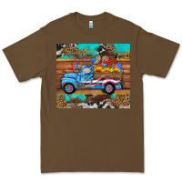 Cacao western  american truck sunflowers  mousepad Premium Tee - HRA Design Shop