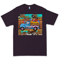 Plum western  american truck sunflowers  mousepad Premium Tee - HRA Design Shop