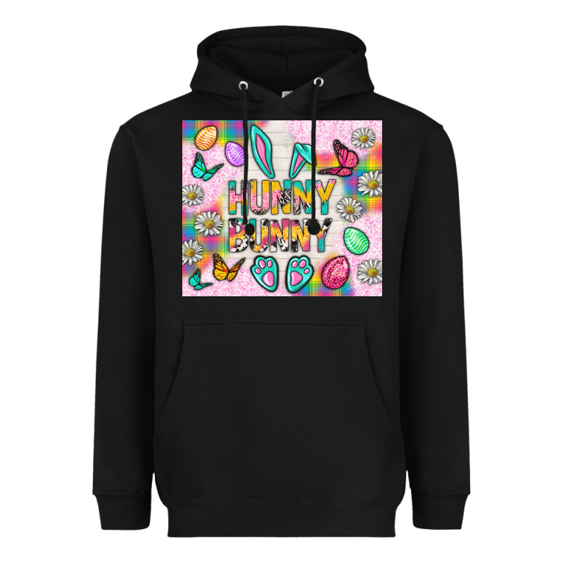 Hunny Bunny And Egg Easter Heavyweight Hoodie by NancyCooperArtShop | Teevron