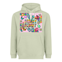 Matcha Hunny Bunny and egg Easter Heavyweight Hoodie - NancyCooperArtShop